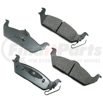 ASP1012 by AKEBONO - Performance Ultra Premium Ceramic Disc Brake Pad Kit