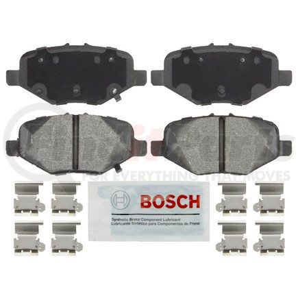 BSD1612 by BOSCH - Severe Duty Brake Pads - Rear, Semi-Metallic, with Shims, Chamfered Edges