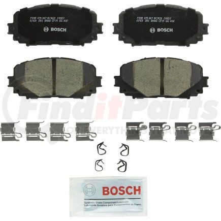 BC1628 by BOSCH - Bosch QuietCast Brake Pads