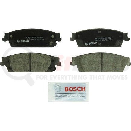 BC1707 by BOSCH - Bosch QuietCast Brake Pads