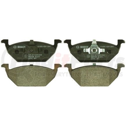 0986424364 by BOSCH - EUROLINE DISC BRAKE PAD SET