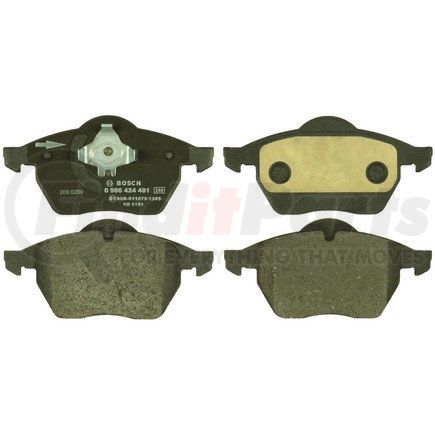 0986424481 by BOSCH - EUROLINE DISC BRAKE PAD SET