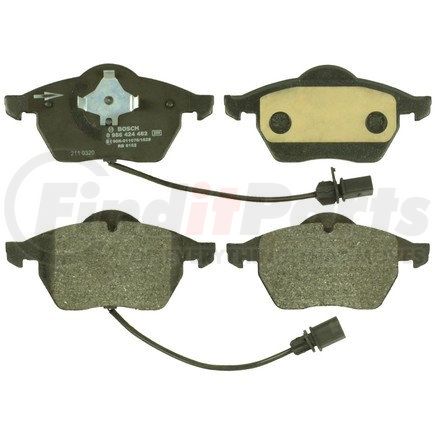 0986424482 by BOSCH - EUROLINE DISC BRAKE PAD SET