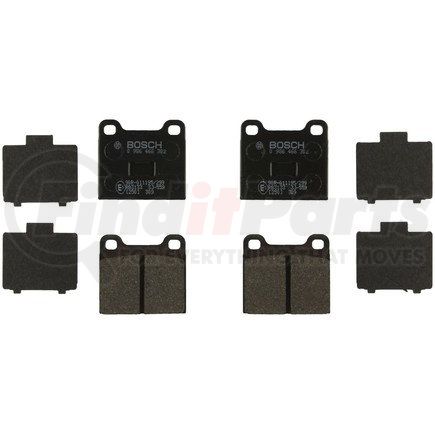 0986466302 by BOSCH - EUROLINE DISC BRAKE PAD SET