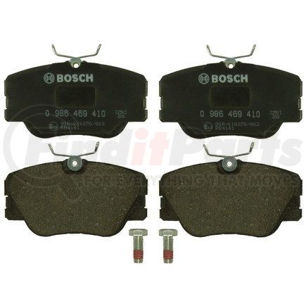 0986469410 by BOSCH - EUROLINE DISC BRAKE PAD SET