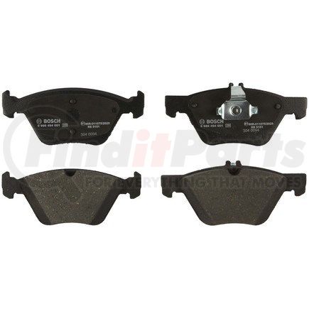 0986494001 by BOSCH - EUROLINE DISC BRAKE PAD SET