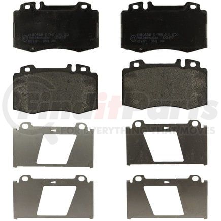 0986494012 by BOSCH - EUROLINE DISC BRAKE PAD