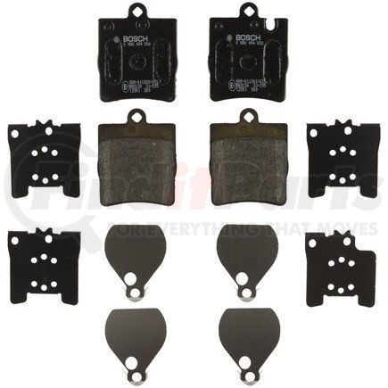 0986494022 by BOSCH - EUROLINE DISC BRAKE PAD