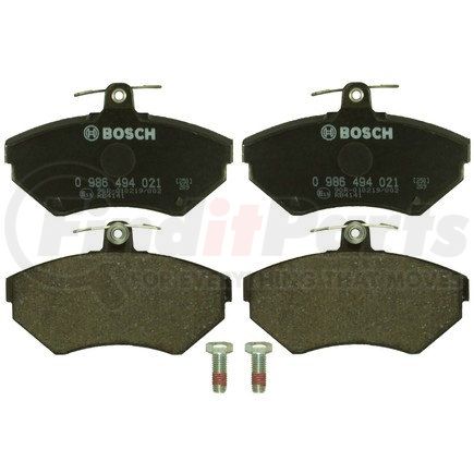 0986494021 by BOSCH - EUROLINE DISC BRAKE PAD SET