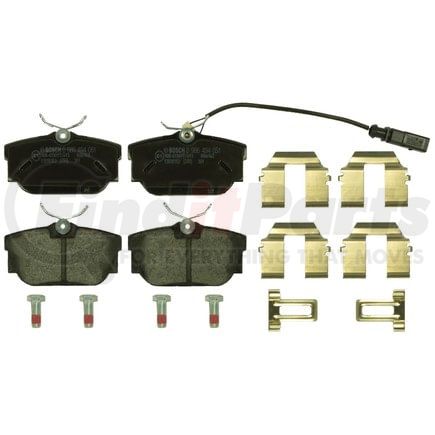 0986494051 by BOSCH - EUROLINE DISC BRAKE PAD SET