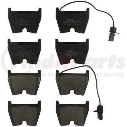 0986494216 by BOSCH - EUROLINE DISC BRAKE PAD SET