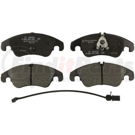 0986494259 by BOSCH - EUROLINE DISC BRAKE PAD