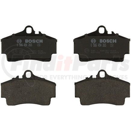 0986494265 by BOSCH - EUROLINE DISC BRAKE PAD SET