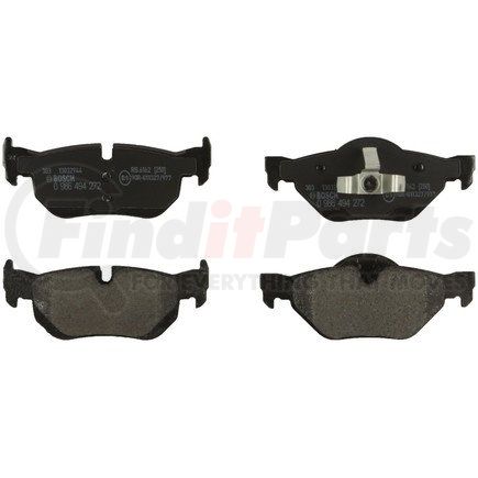 0986494272 by BOSCH - EUROLINE DISC BRAKE PAD SET