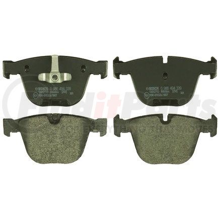 0986494339 by BOSCH - EUROLINE DISC BRAKE PAD SET