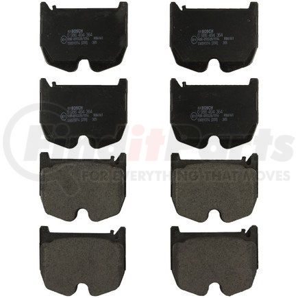 0986494364 by BOSCH - EUROLINE DISC BRAKE PAD SET