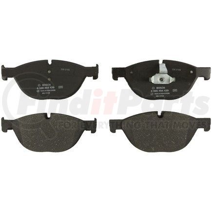 0986494429 by BOSCH - EUROLINE DISC BRAKE PAD SET