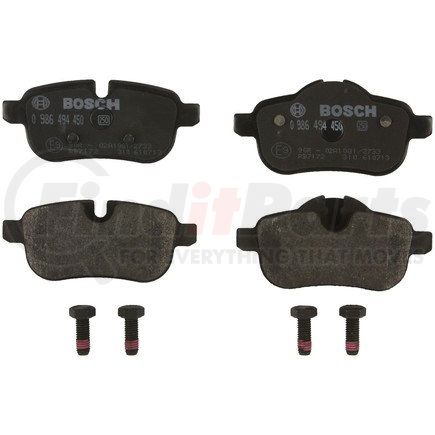0986494450 by BOSCH - EUROLINE DISC BRAKE PAD SET