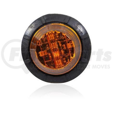M09410Y by MAXXIMA - 6 LED 1.25" ROUND AMBER LOW PROFILE COMBINATION P2PC CLEARANCE MARKER