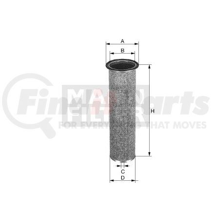 CF19215 by MANN-HUMMEL FILTERS - Safety Element