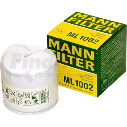 ML1002 by MANN-HUMMEL FILTERS - Engine Oil Filter