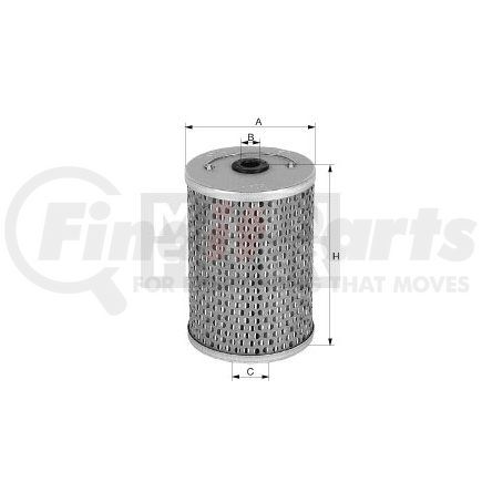 P1018/1 by MANN-HUMMEL FILTERS - MANN-FILTER BASE Cartridge Fuel Metal Canister Filter