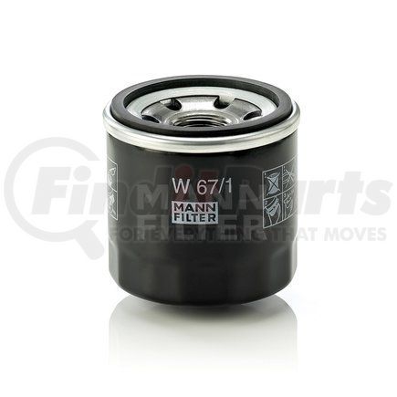 W67 by MANN-HUMMEL FILTERS - Spin-on Oil Filter