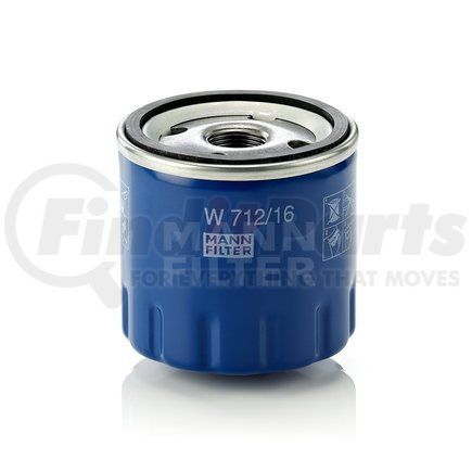 W712/16 by MANN-HUMMEL FILTERS - Spin-on Oil Filter