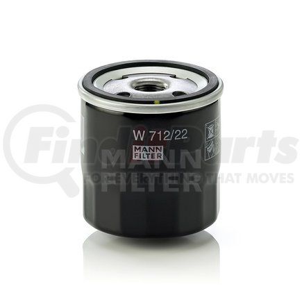 W712/22 by MANN-HUMMEL FILTERS - MANN-FILTER BASE Spin-On Lube Filter