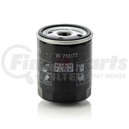 MANN+HUMMEL Filters W71273 Engine Oil Filter