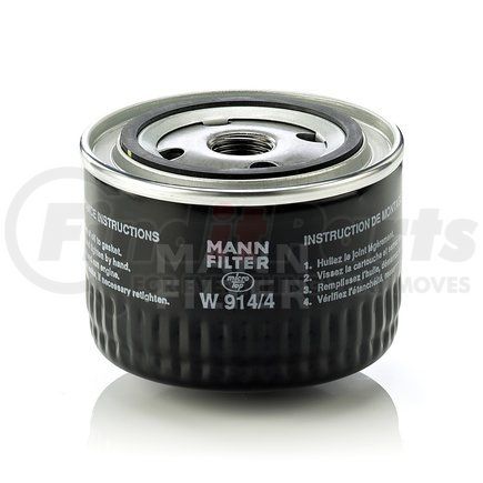 W914/4 by MANN-HUMMEL FILTERS - Spin-on Oil Filter