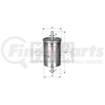 WK52/1 by MANN-HUMMEL FILTERS - Inline Fuel Filter