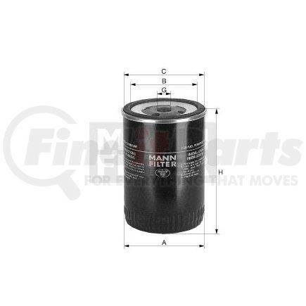 WK712/2 by MANN-HUMMEL FILTERS - Spin-on Fuel Filter