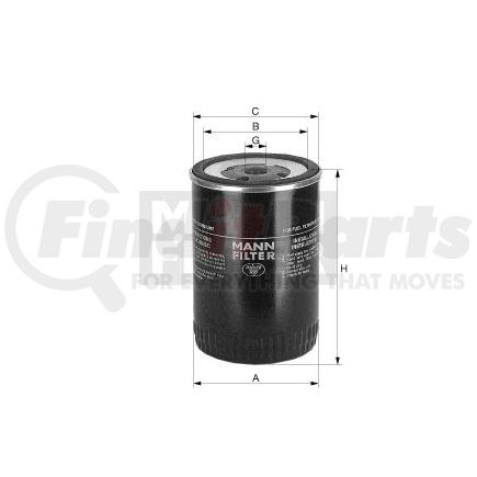 WK8001 by MANN-HUMMEL FILTERS - Spin-on Fuel Filter