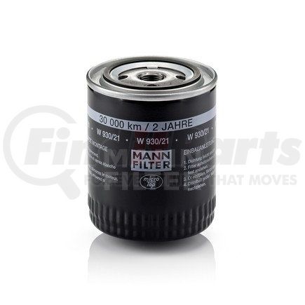 W930/21 by MANN-HUMMEL FILTERS - Engine Oil Filter