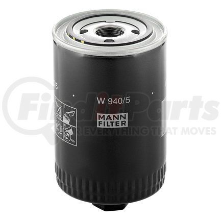 W940/5 by MANN-HUMMEL FILTERS - MANN-FILTER BASE Spin-On Lube Filter