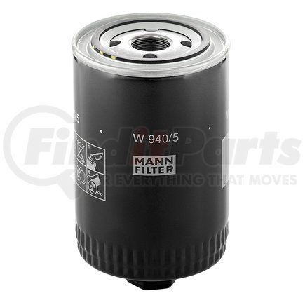 W940/5 by MANN-HUMMEL FILTERS - Spin-on Oil Filter