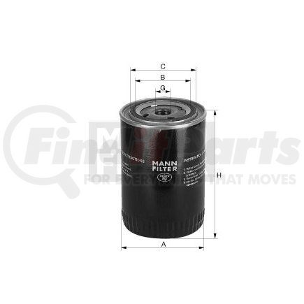 WA940/18 by MANN-HUMMEL FILTERS - Coolant Filter