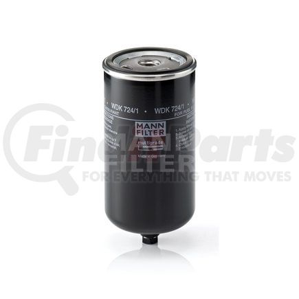 WDK724/1 by MANN-HUMMEL FILTERS - HP Spin-on Fuel Filter