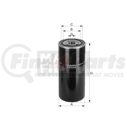 WH724 by MANN-HUMMEL FILTERS - Hydraulic Spin-on Filter