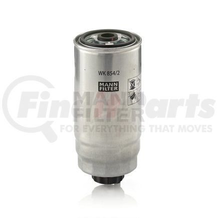 WK854/2 by MANN-HUMMEL FILTERS - Spin-on Fuel Filter