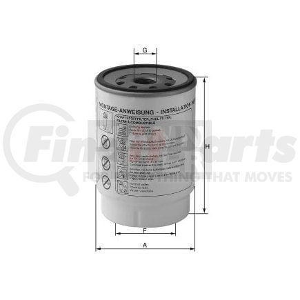 WK924/1X by MANN-HUMMEL FILTERS - Spin-on Fuel Filter