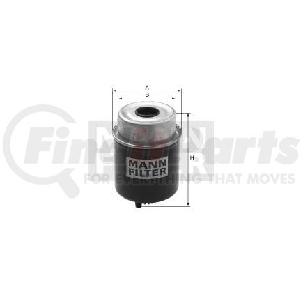 WK8131 by MANN-HUMMEL FILTERS - MANN-FILTER BASE Key-Way Style Fuel Manager Filter