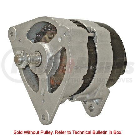 14037 by MPA ELECTRICAL - Alternator - 12V, Lucas, CW (Right), without Pulley, Internal Regulator