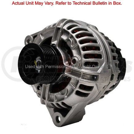 15015 by MPA ELECTRICAL - Alternator - 12V, Bosch/Valeo, CW (Right), with Pulley, Internal Regulator