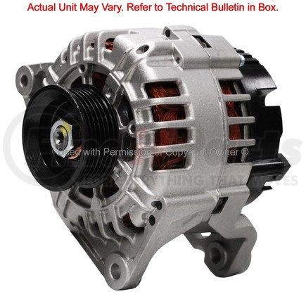 15540 by MPA ELECTRICAL - Alternator - 12V, Bosch/Valeo, CW (Right), with Pulley, Internal Regulator