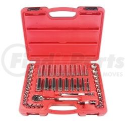 KTI-22047 by K-TOOL INTERNATIONAL - 47 Piece 3/8" Drive 6 Point Socket Set