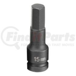 2915M by GREY PNEUMATIC - 1/2" Drive x 15mm Hex Driver