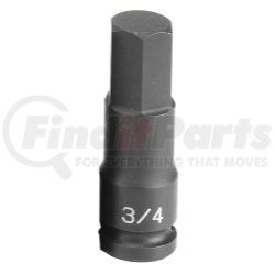 2924F by GREY PNEUMATIC - 1/2" Drive x 3/4" Hex Driver
