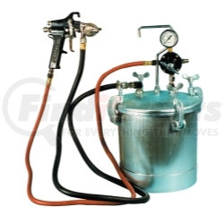 PT2-4GH by ASTRO PNEUMATIC - 2-1/4 Gallon Pressure Tank with Spray Gun & 12' Hose - Black Gun - 1.0mm Nozzle